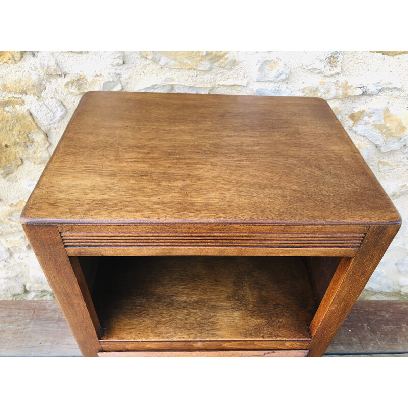 Vintage wooden night stand, 1940-1950