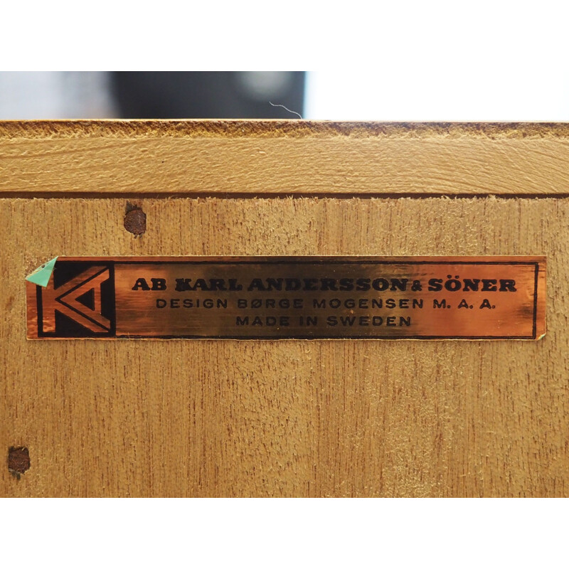 Vintage Scandinavisch essenhouten buffet door Børge Mogensen voor Ab Karl Andersson en Söner, 1960