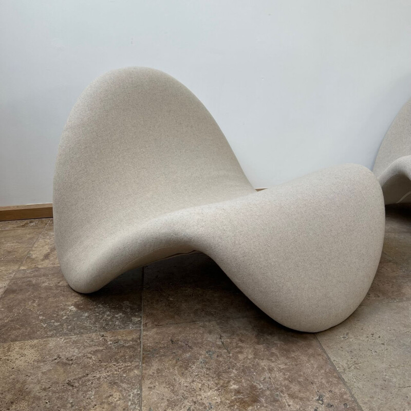 Pair of vintage Tongue lounge chairs by Pierre Paulin, Holland 1960