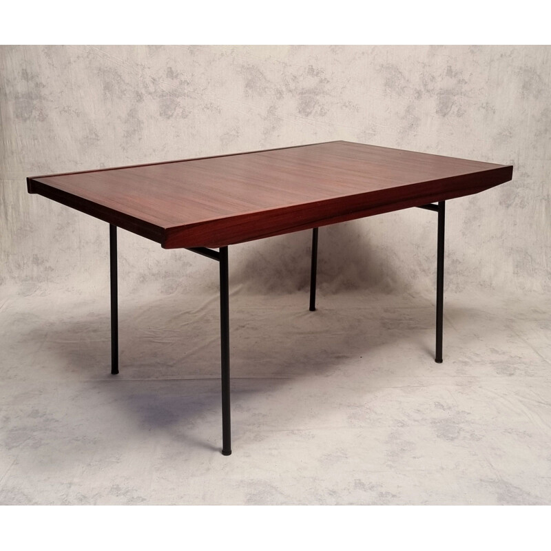 Table vintage en palissandre modèle 324 d'Alain Richard, 1953