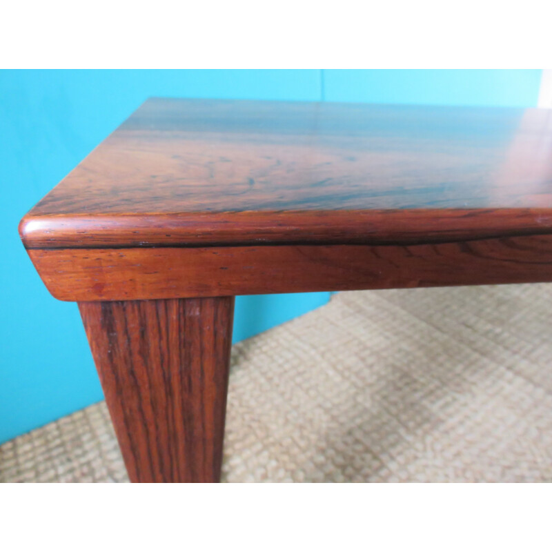 Mid century coffee table in rosewood, Kai KRISTIANSEN - 1960s