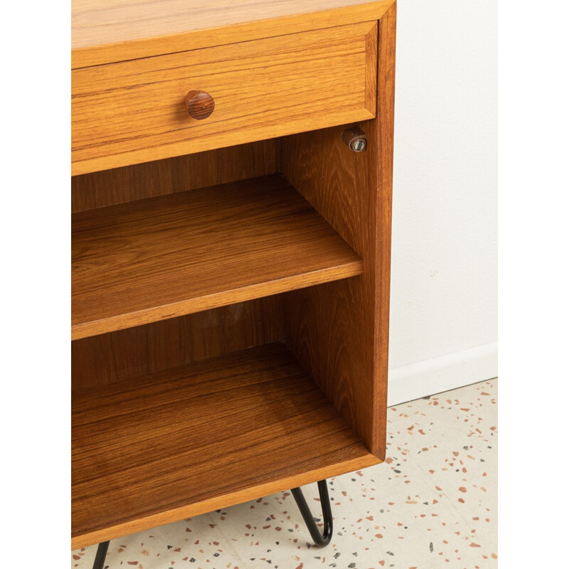 Vintage teak veneer chest of drawers, Denmark 1960s