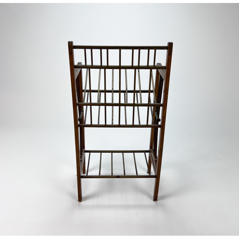 Vintage magazine rack by Ernst Rockhausen, 1920s