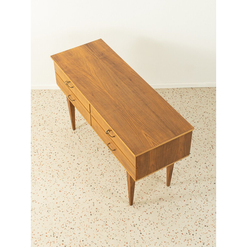 Vintage walnut veneer sideboard, Germany 1950