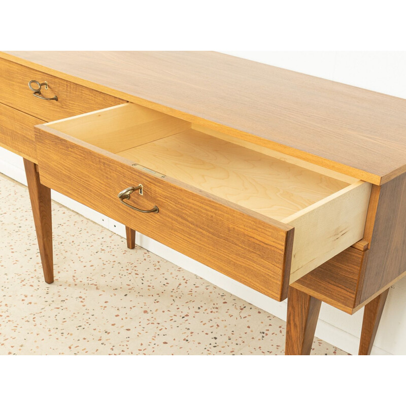 Vintage walnootfineer dressoir, Duitsland 1950