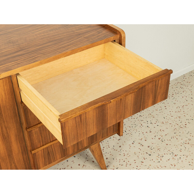 Vintage walnut veneer sideboard, Germany 1950