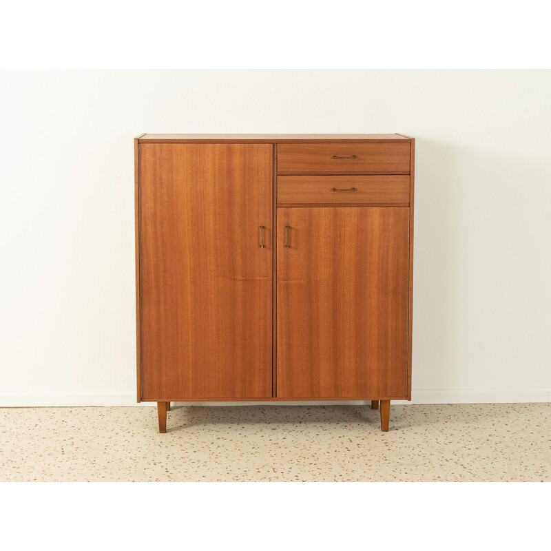 Vintage shoe cabinet in macoré veneer, Germany 1960s