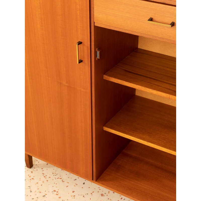 Vintage shoe cabinet in macoré veneer, Germany 1960s