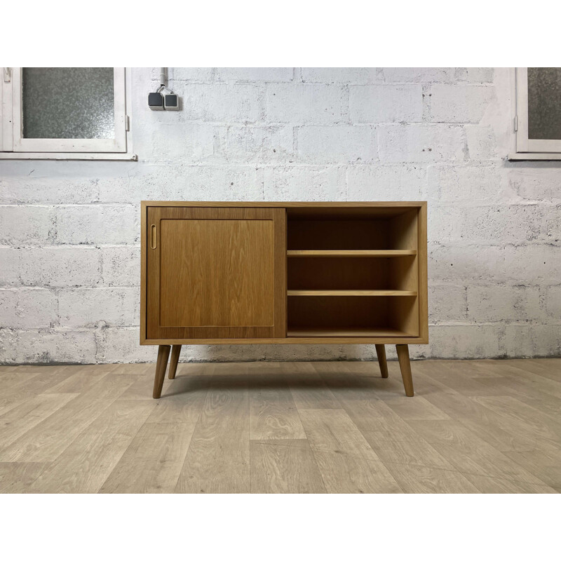 Credenza vintage in rovere di Poul Hundevad, 1960