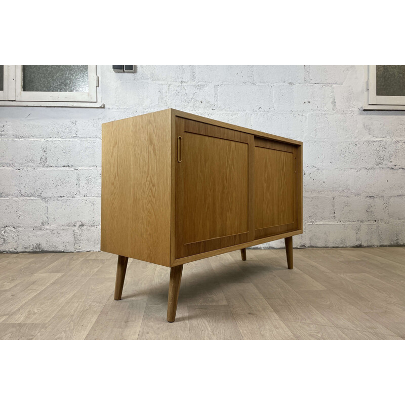 Credenza vintage in rovere di Poul Hundevad, 1960