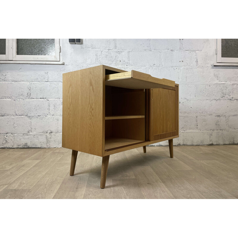 Credenza vintage in rovere di Poul Hundevad, 1960