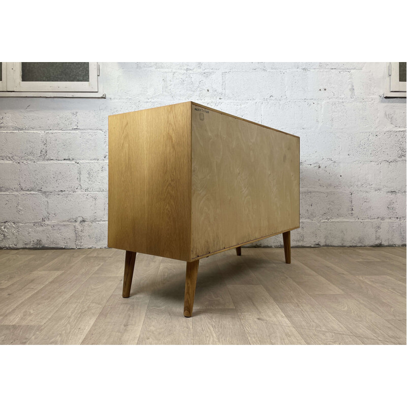 Credenza vintage in rovere di Poul Hundevad, 1960