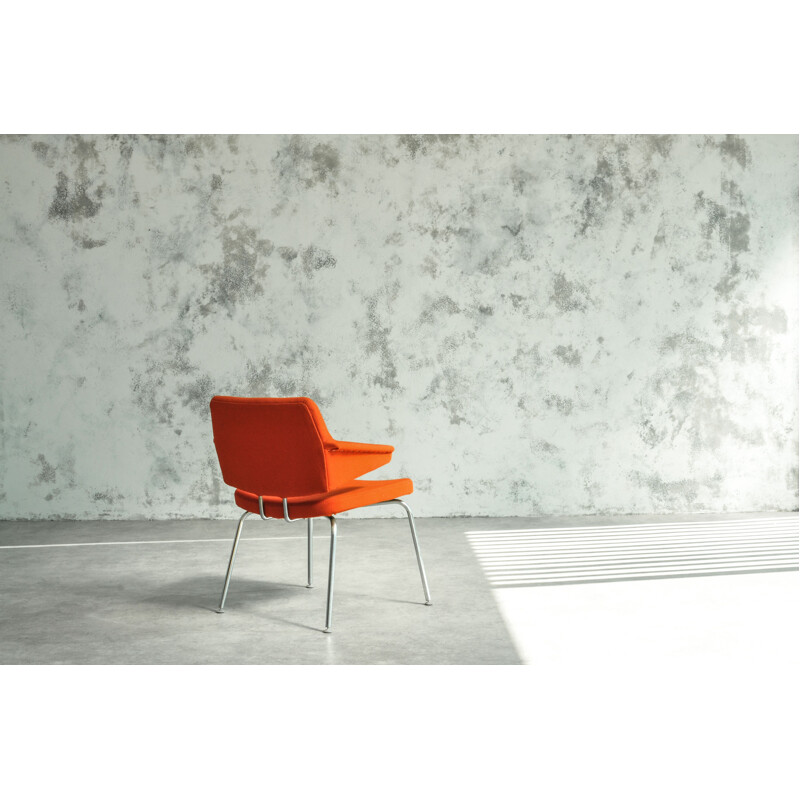 Dänischer Sessel im Vintage-Stil, rot