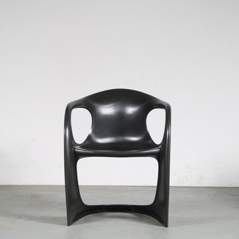 Vintage black Casalino armchairs by Alexander Begge for Casala, Germany 2007