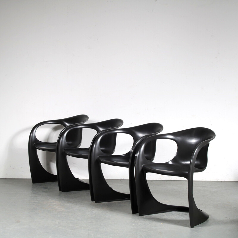 Fauteuils Casalino vintage noirs par Alexander Begge pour Casala, Allemagne 2007