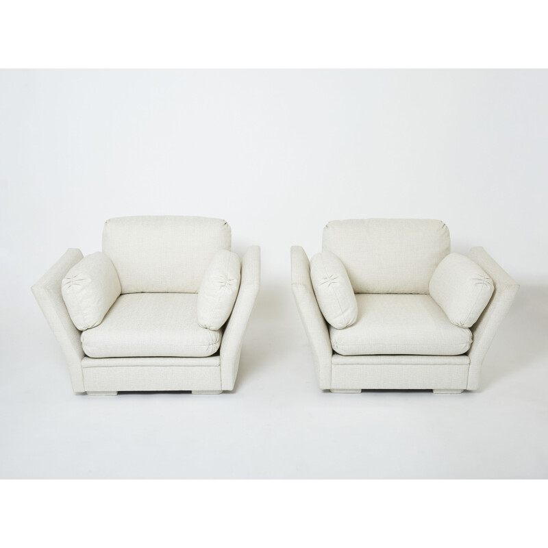Pair of vintage neoclassical armchairs by Jansen, 1960