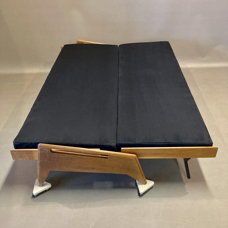 Vintage sofa bed by Gérard Guermonprez, 1955