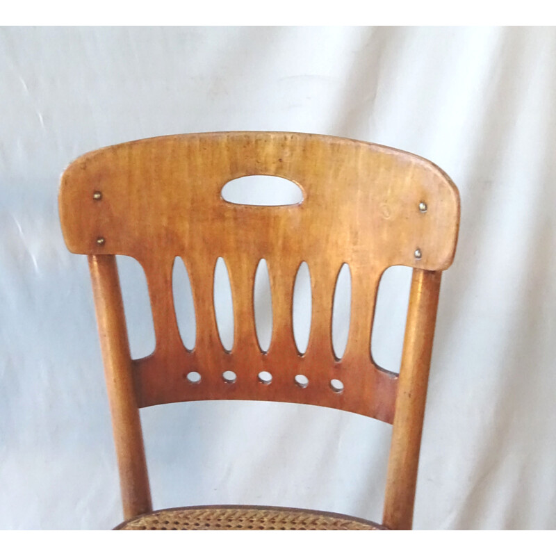 Paire de chaises de bistro vintage N 333 par Kohn pour Thonet, France 1925-1930