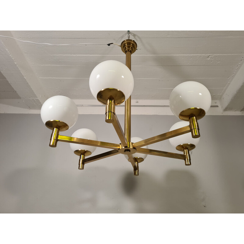Vintage chandelier by Perzel for the Salle Pleyel, 1970s