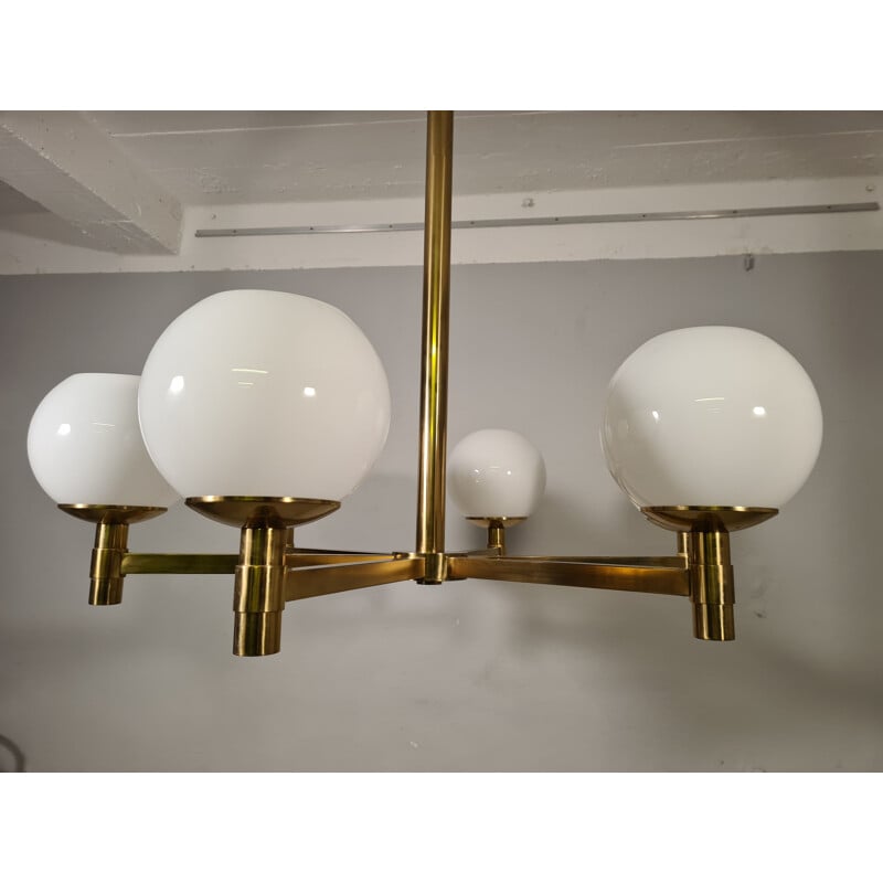 Vintage chandelier by Perzel for the Salle Pleyel, 1970s