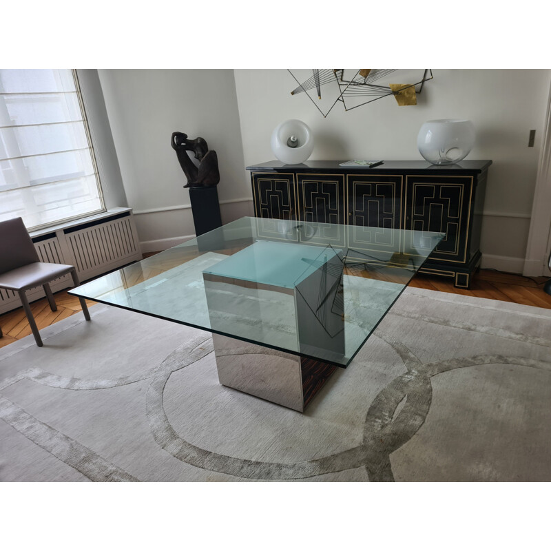 Vintage Jud glazen tafel door Rodolfo Dordoni voor Minotti, 2008