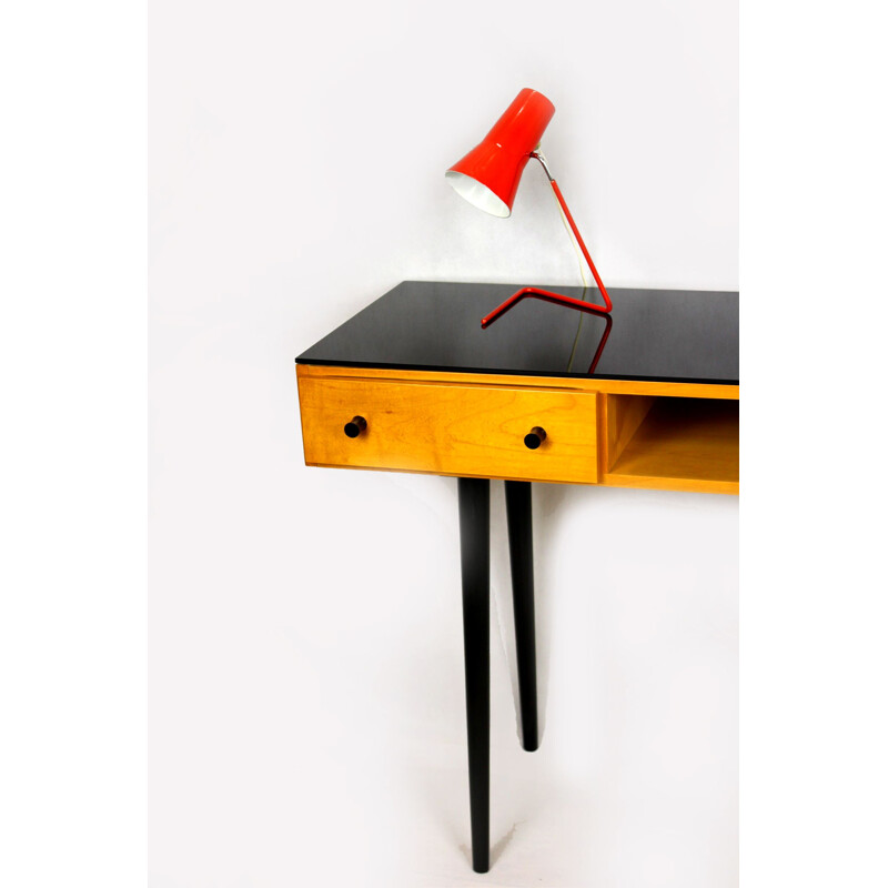 Bureau vintage à deux tiroirs pour Up Zavody Bučovice, Tchécoslovaquie 1960