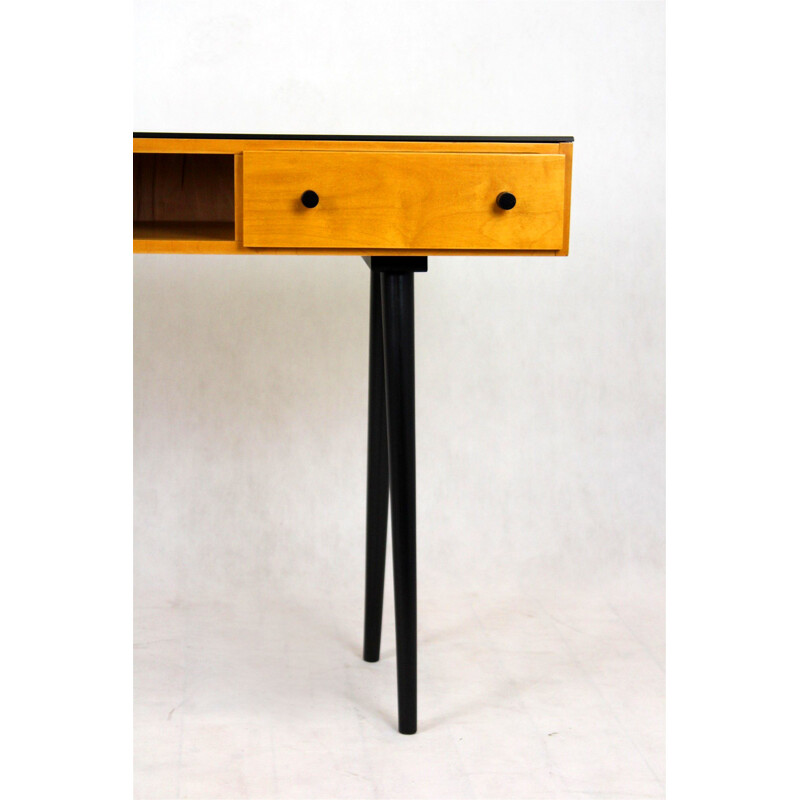 Vintage desk with two drawers for Up Zavody Bučovice, Czechoslovakia 1960