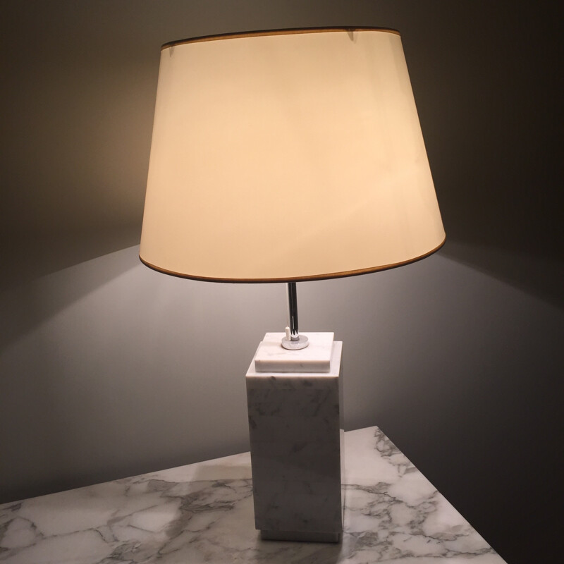 Lamp in marble, manufacturer Knoll - 1970s