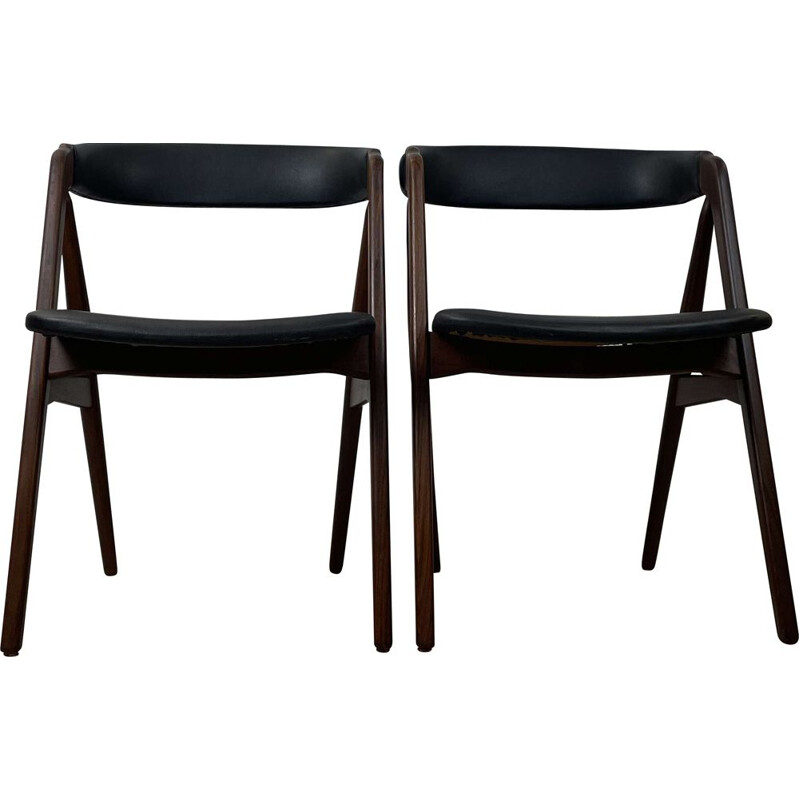 paire chaises scandinaves - 1960
