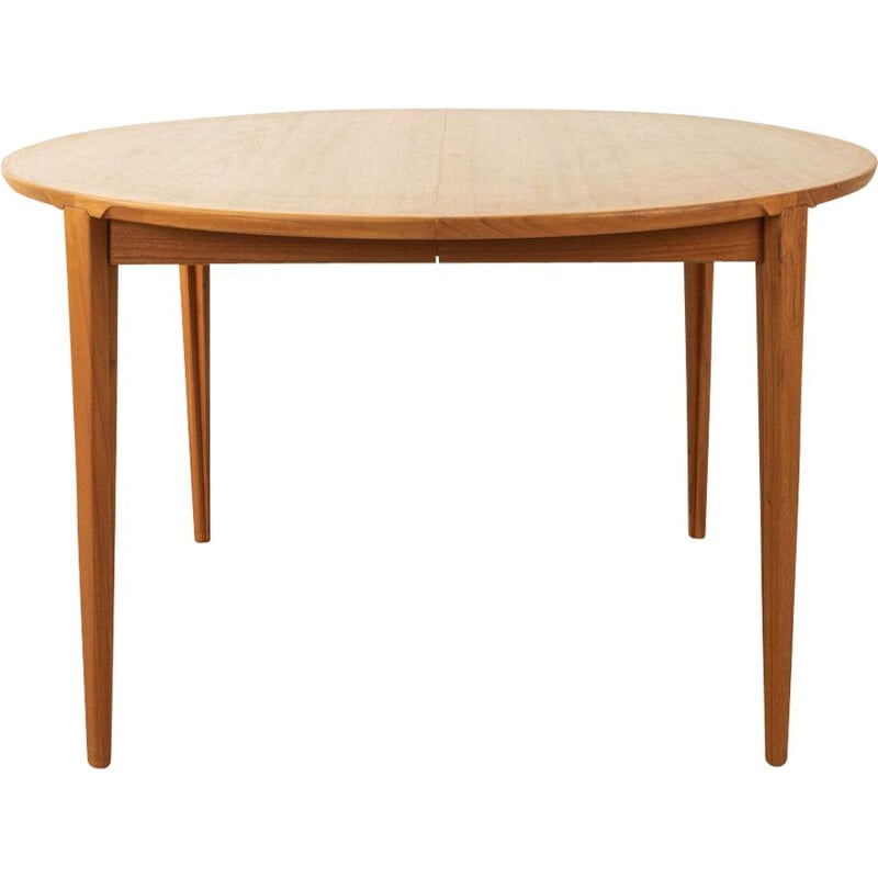 Vintage teak dining table by Henry Rosengren-Hansen for Brande Møbelindustri, Denmark 1960s