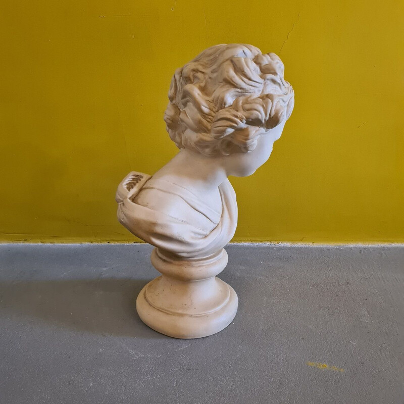 Busto em gesso Vintage