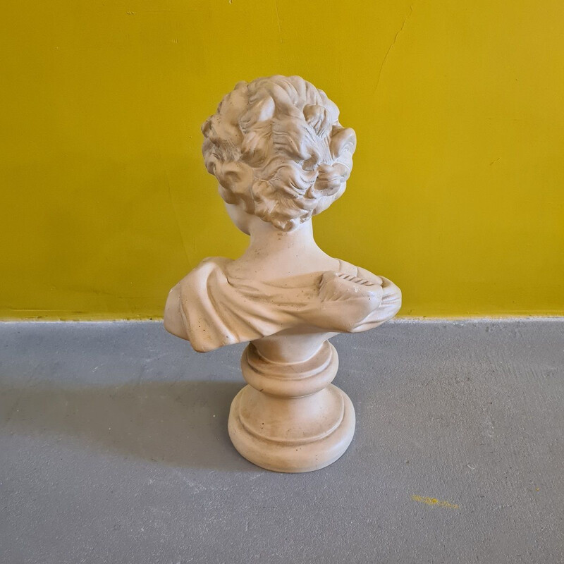 Busto em gesso Vintage