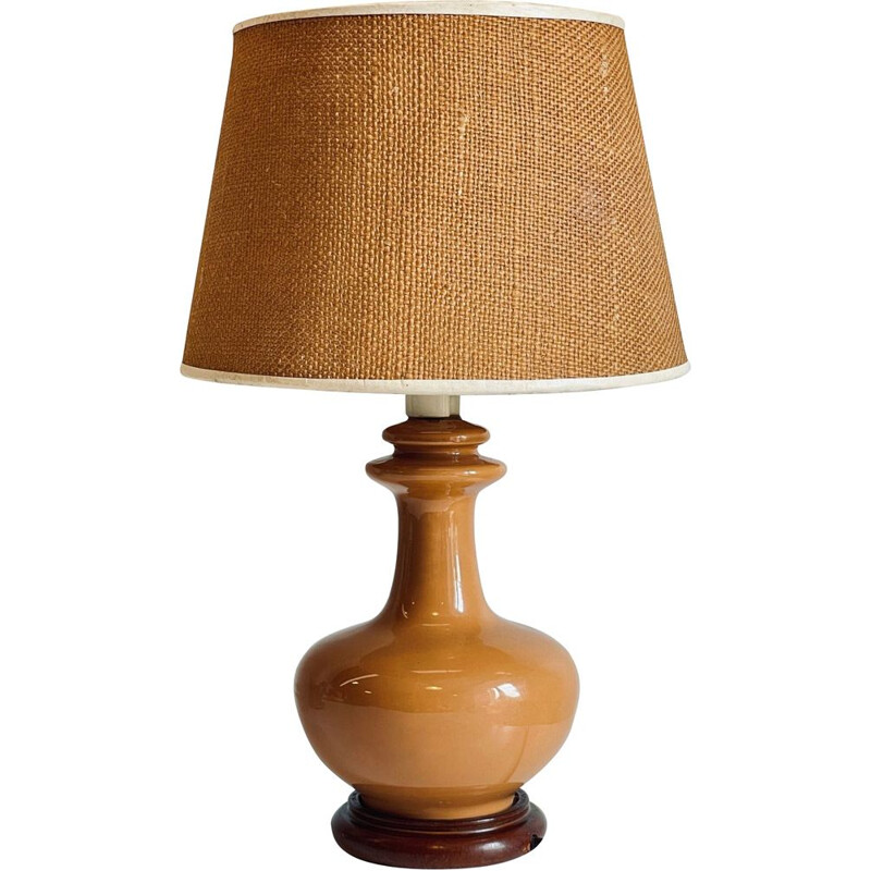 Lampe vintage en céramique avec