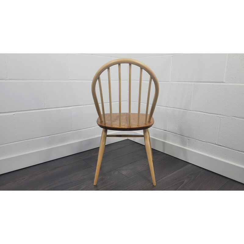 Vintage Ercol Windsor elmwood and beechwood chair, 1960