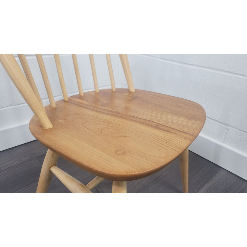 Vintage Ercol Windsor elmwood and beechwood chair, 1960