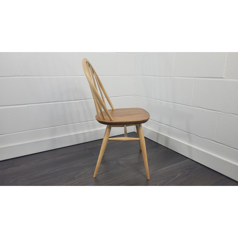 Pair of vintage Ercol Windsor dining chair, 1960s