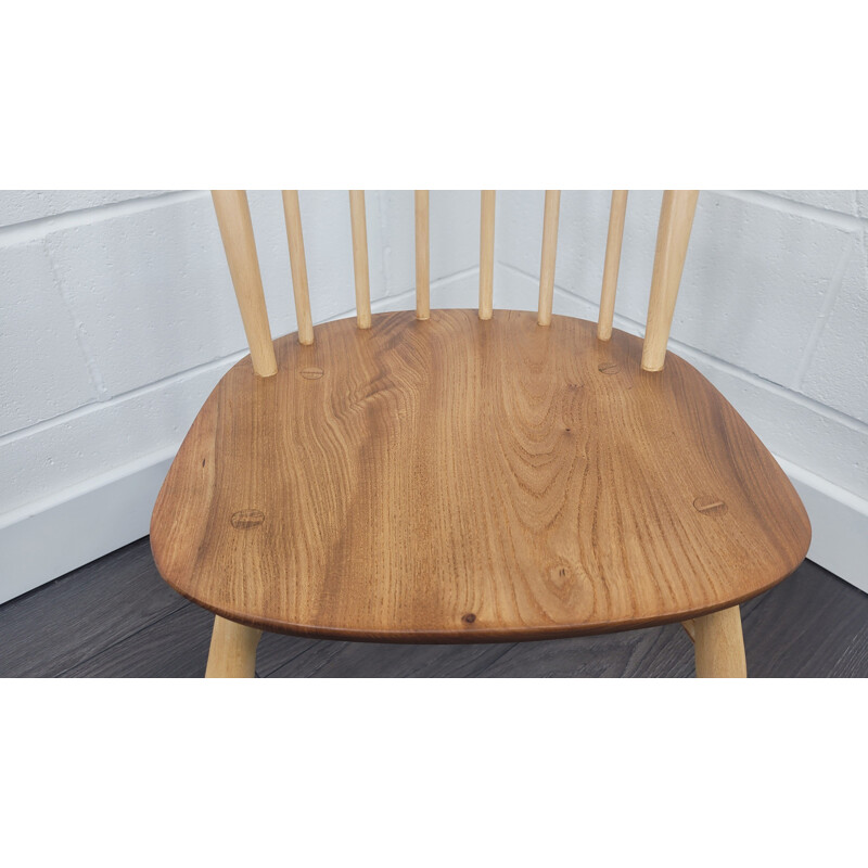 Vintage Ercol Windsor chair in elmwood and beechwood, 1960