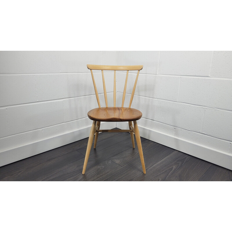 Silla Ercol vintage de olmo y haya Bow Top, 1960