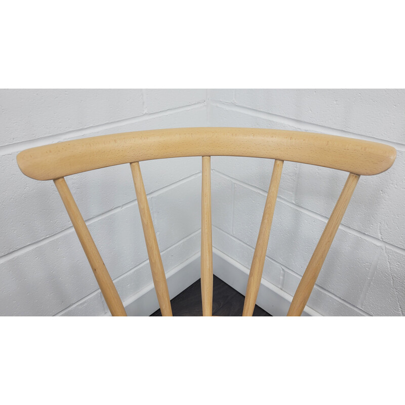 Vintage Ercol Bow Top chair in elmwood and beechwood, 1960