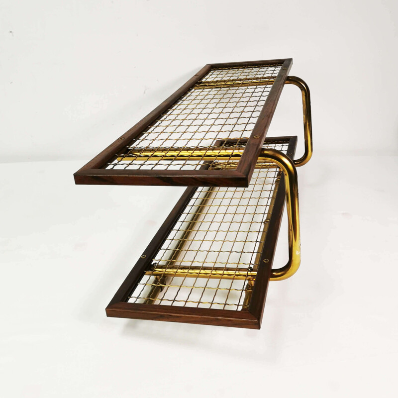 Vintage wall coat rack by Jsaksson Habo, Sweden 1960s