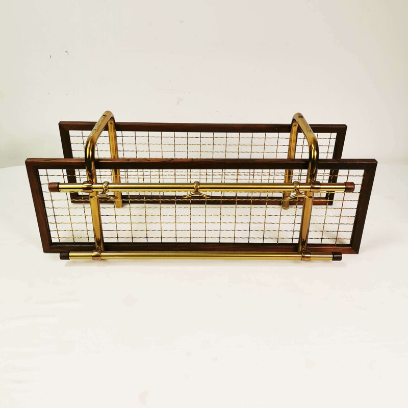 Vintage wall coat rack by Jsaksson Habo, Sweden 1960s