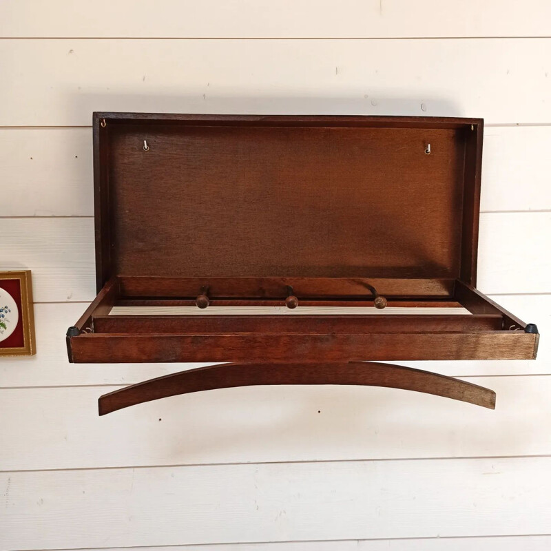 Vintage wall clock for Virum Møbelsnedkeri, Denmark 1960