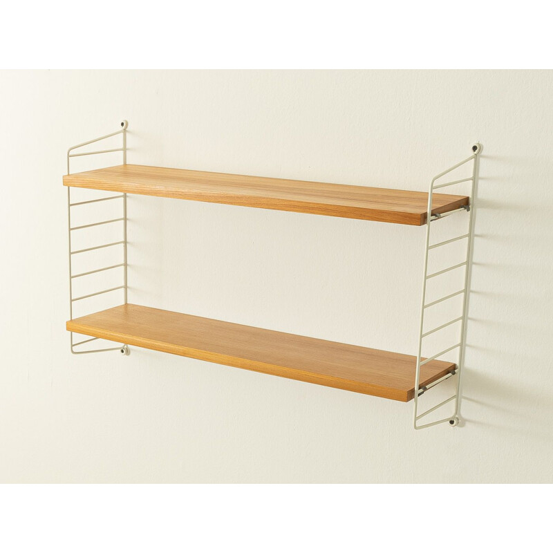 Vintage teak String shelf by Nils Strinning, 1950s