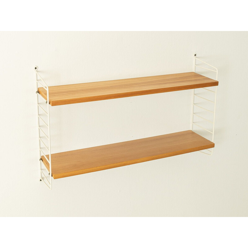 Vintage teak String shelf by Nils Strinning, 1950s