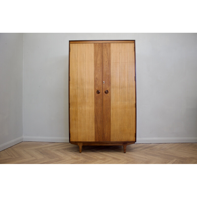 Armoire vintage en teck et noyer de Butilux, 1960