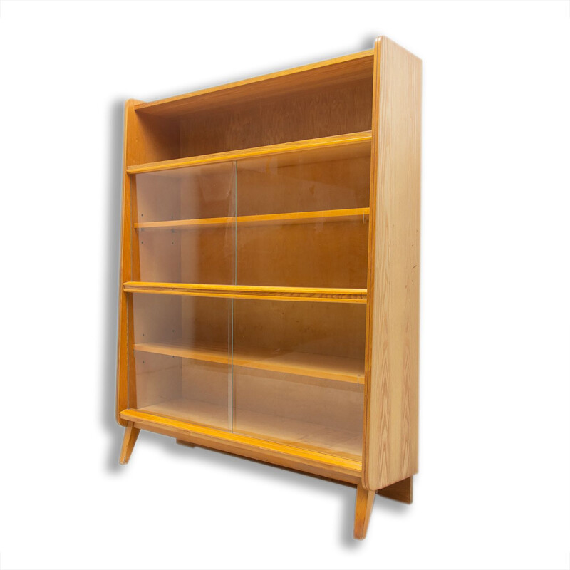 Mid century walnut bookcase by František Jirák, Czechoslovakia 1960s