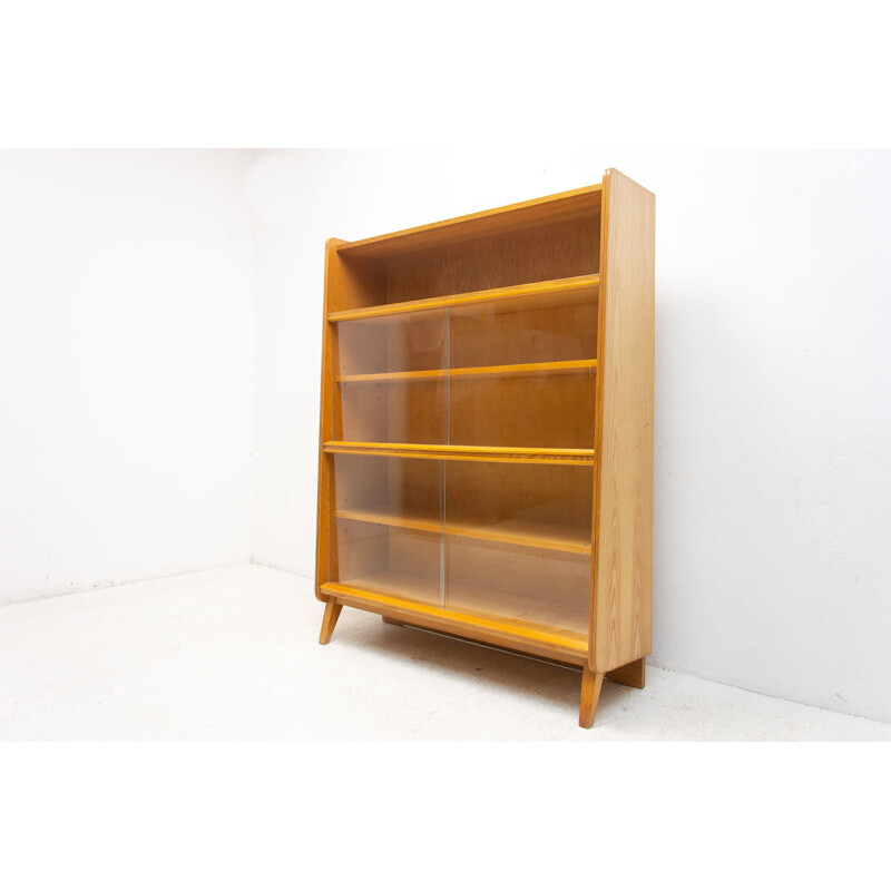 Mid century walnut bookcase by František Jirák, Czechoslovakia 1960s