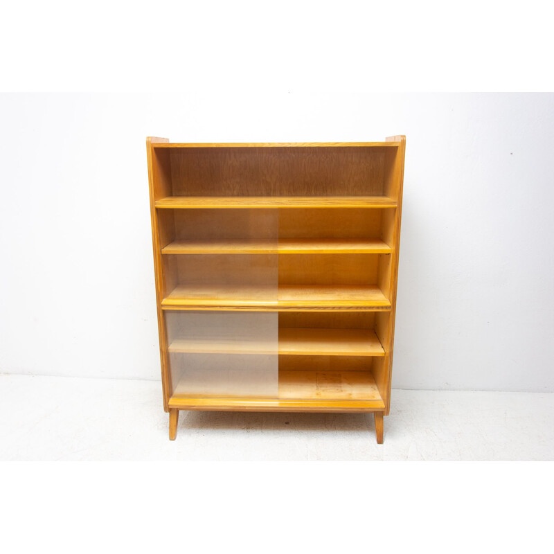 Mid century walnut bookcase by František Jirák, Czechoslovakia 1960s