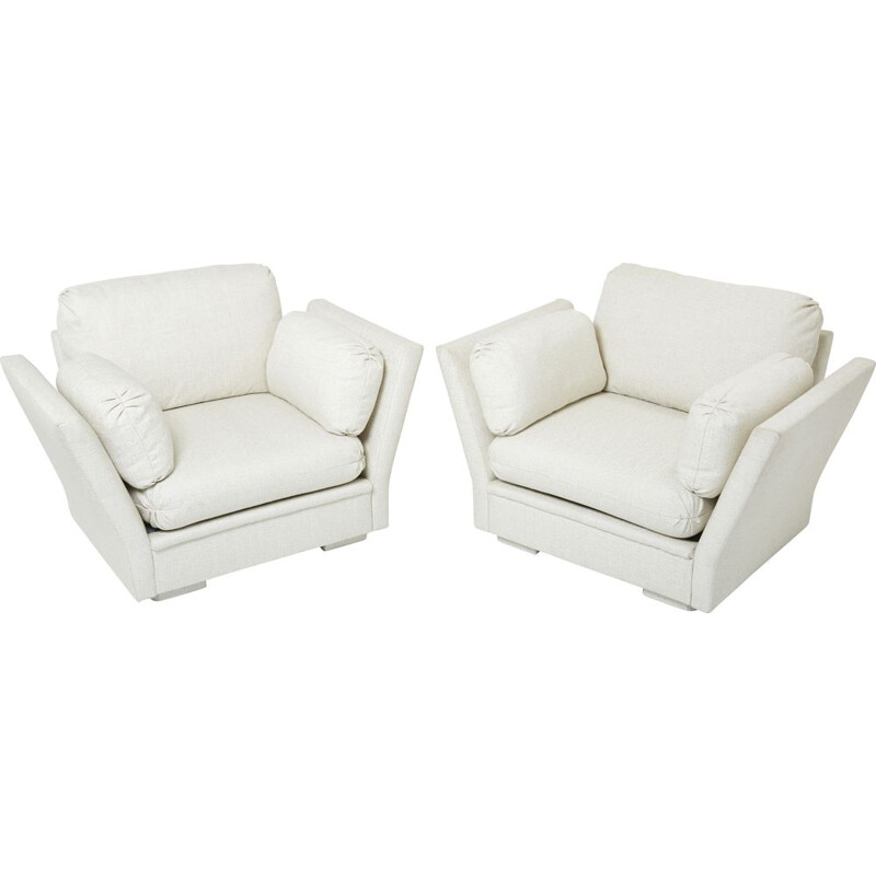 Pair of vintage neoclassical armchairs by Jansen, 1960