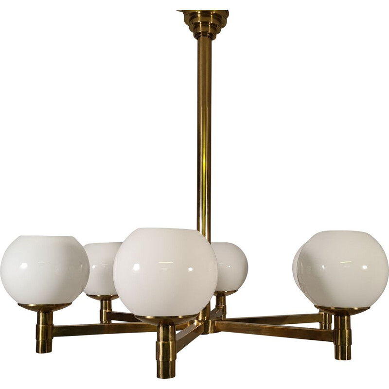 Vintage chandelier by Perzel for the Salle Pleyel, 1970s